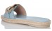 Sante γαλάζια espadrilla με χρυσή αλυσίδα 21-123 NEW ARRIVALS